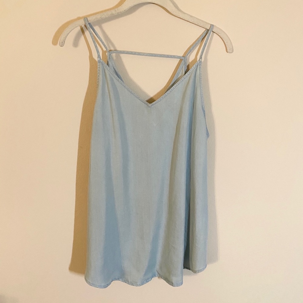 Chambray top